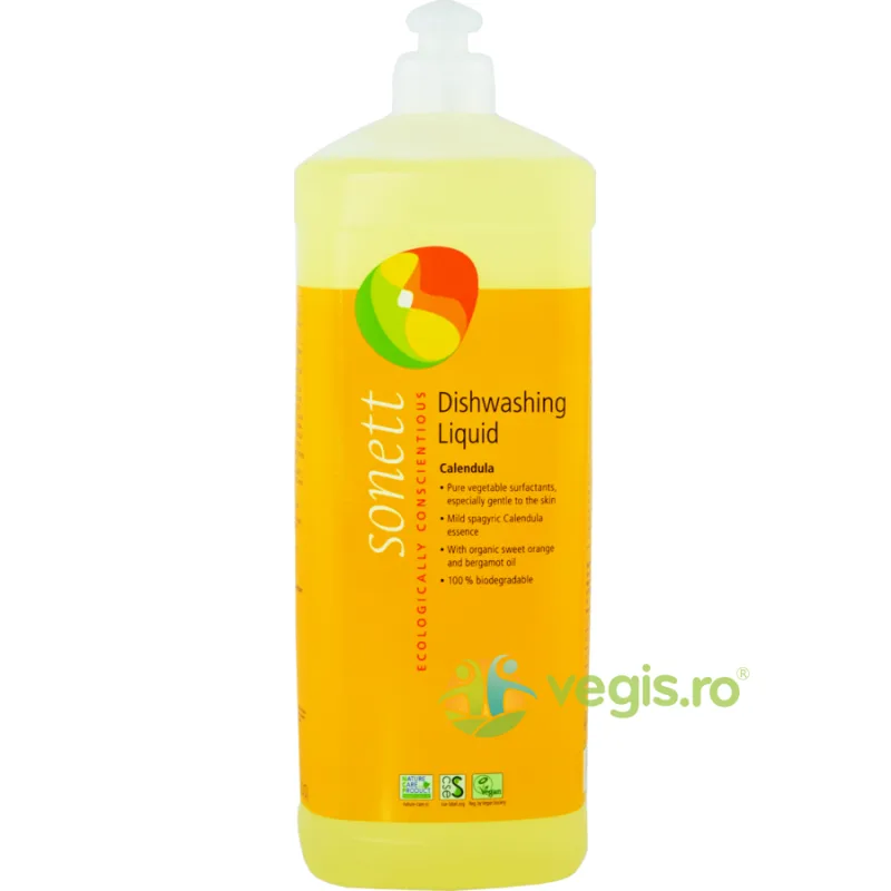 Detergent Lichid De Vase Cu Galbenele Bio 1L Sonett — preț și oferte