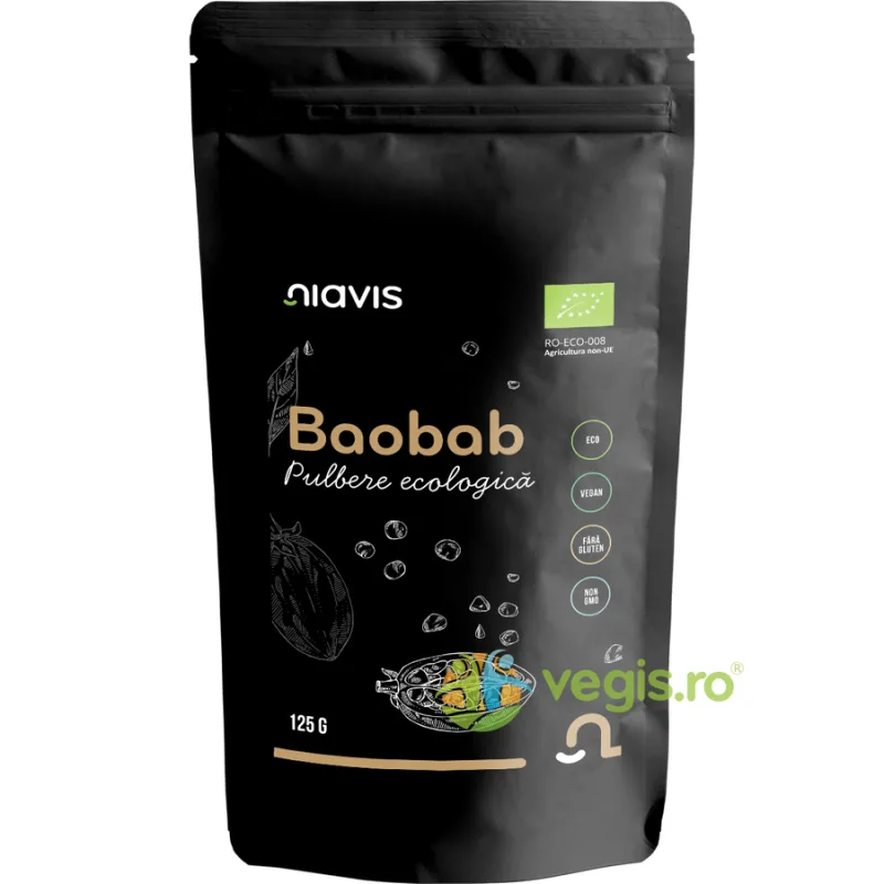 Baobab Pulbere Ecologica/Bio 125g NIAVIS — preț și oferte