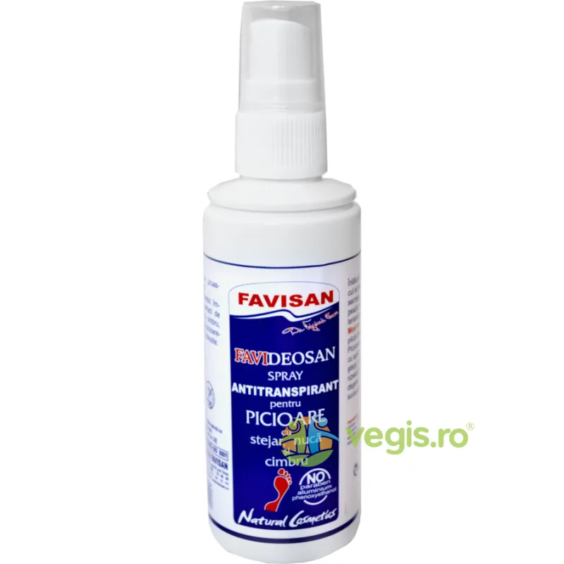 Spray Antitranspirant Pentru Picioare 100ml Favisan — preț și oferte