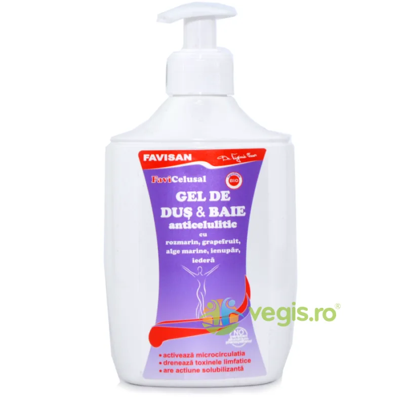 Gel de Dus Anticelulitic 300ml Favisan — preț și oferte
