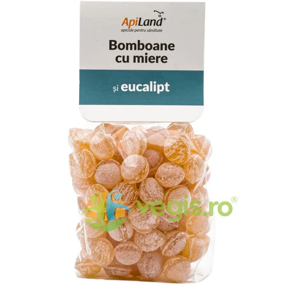 Bomboane cu Miere si Eucalipt 100g APILAND — preț și oferte