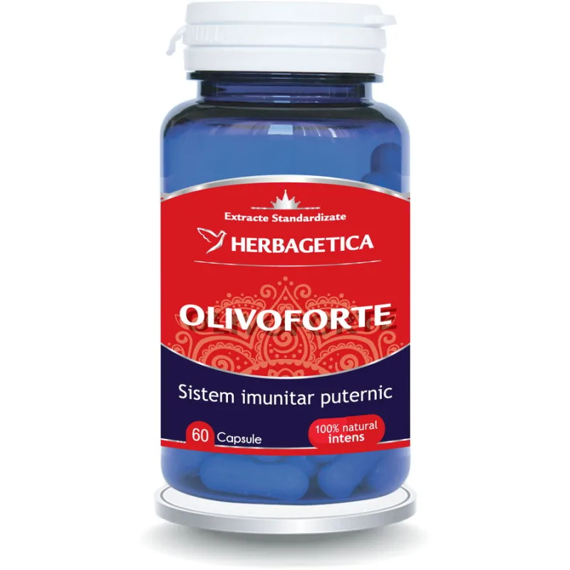Olivo Forte 60cps HERBAGETICA — preț și oferte