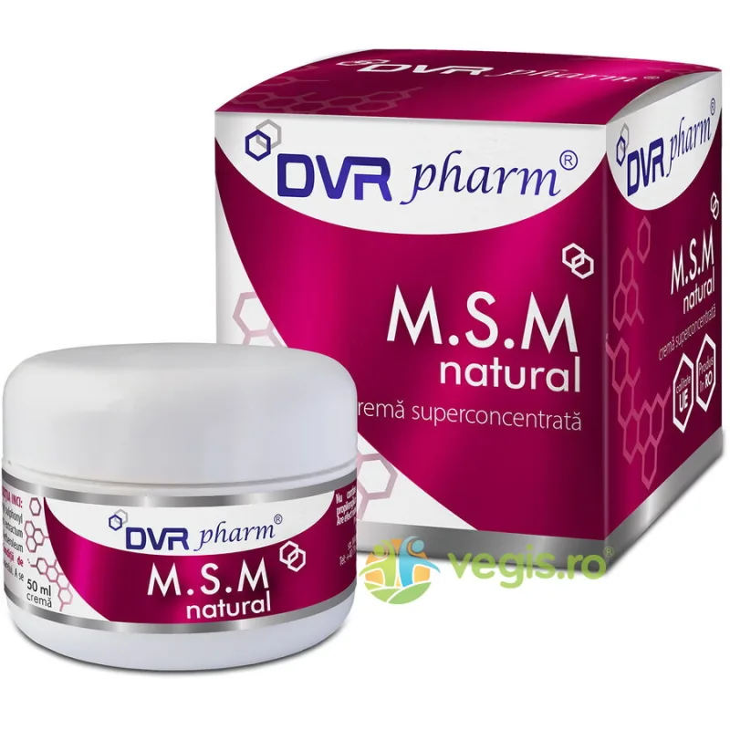 MSM Natural Crema Superconcentrata 50ml DVR&nbsp;PHARM — preț și oferte