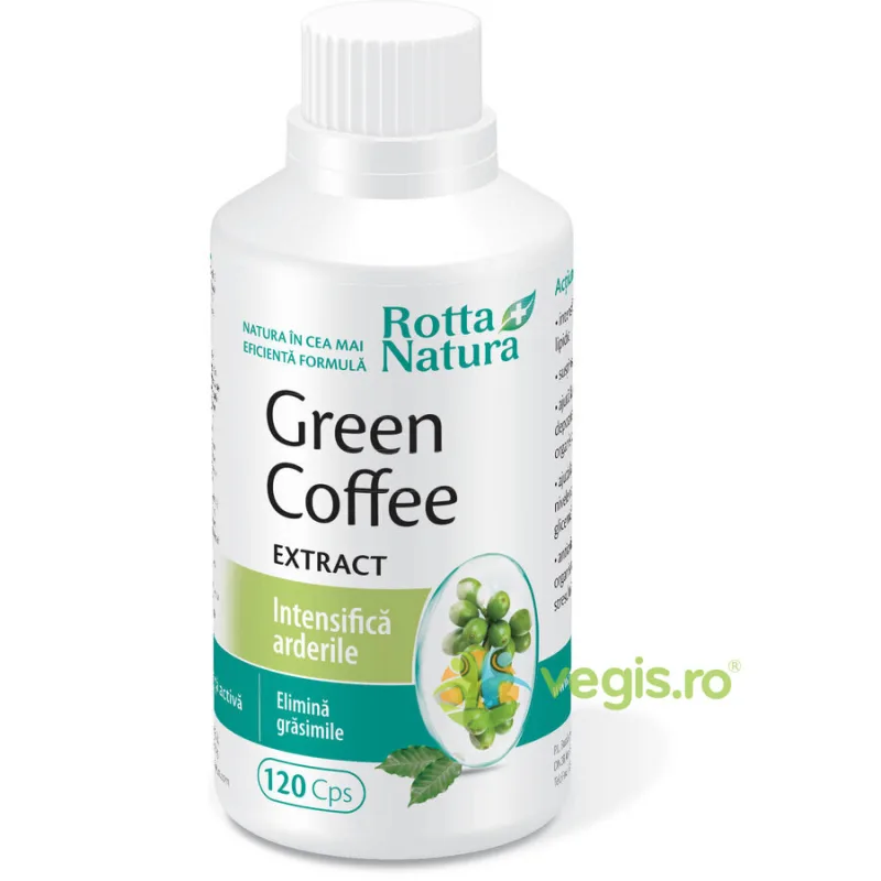 Green Coffee Extract 120Cps ROTTA NATURA — preț și oferte