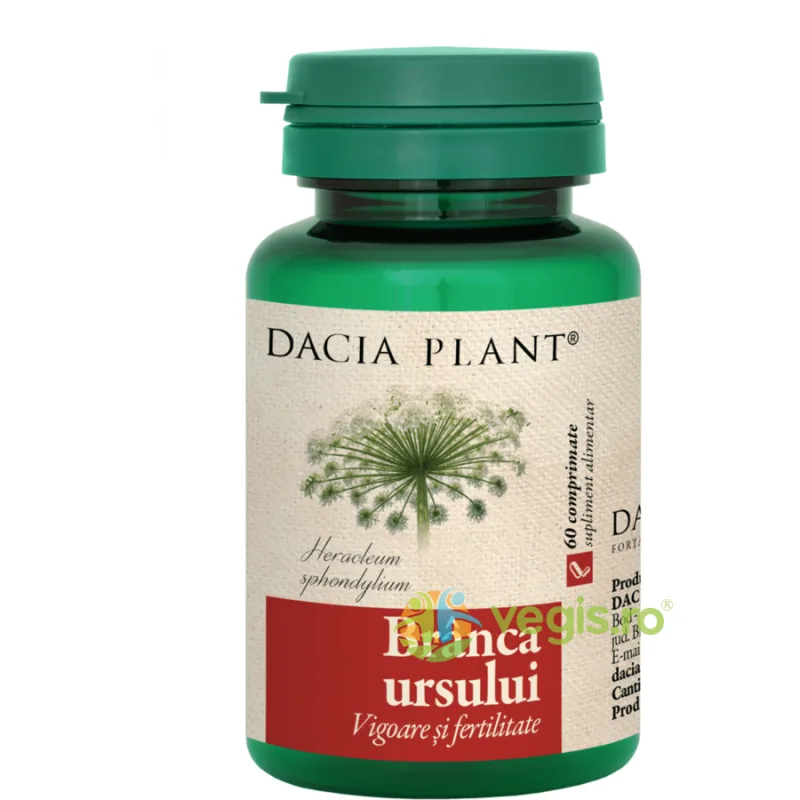 Branca Ursului 60Cpr DACIA PLANT — preț și oferte