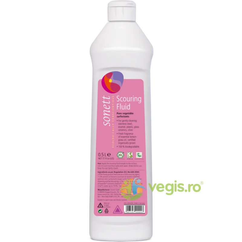 Crema Abraziva Pentru Curatat Suprafete Bio 500ml — preț și oferte