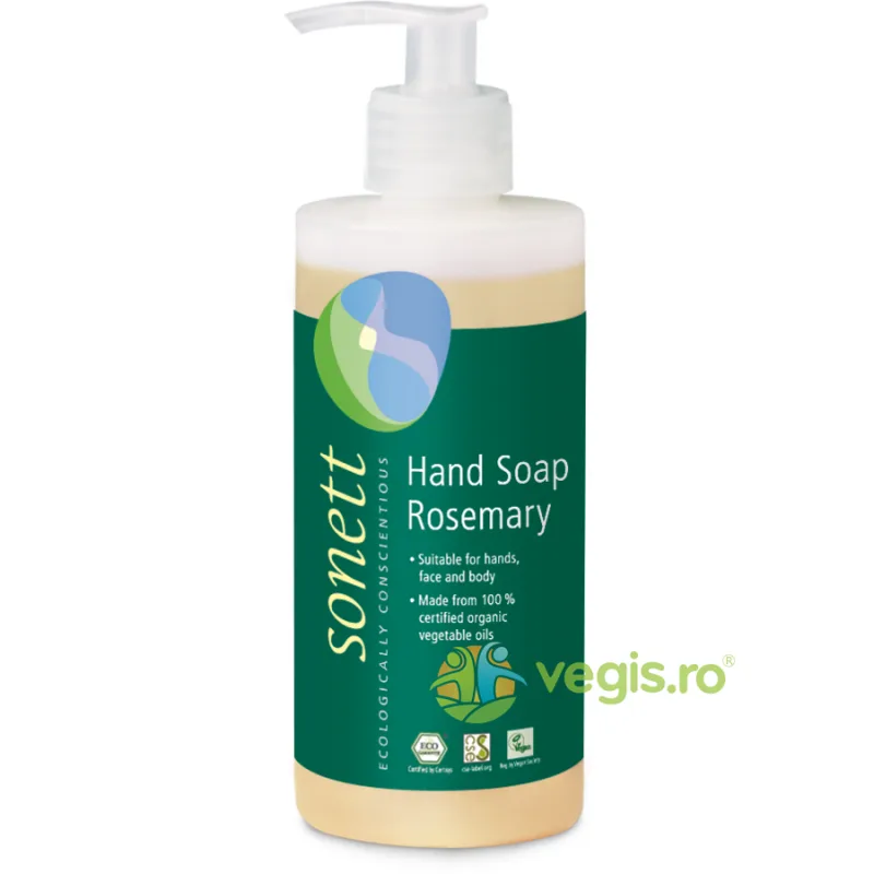 Sapun Lichid cu Ulei de Rozmarin Bio 300ml SONETT — preț și oferte