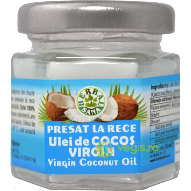 Ulei De Cocos Virgin 35ml Herbavit — preț și oferte