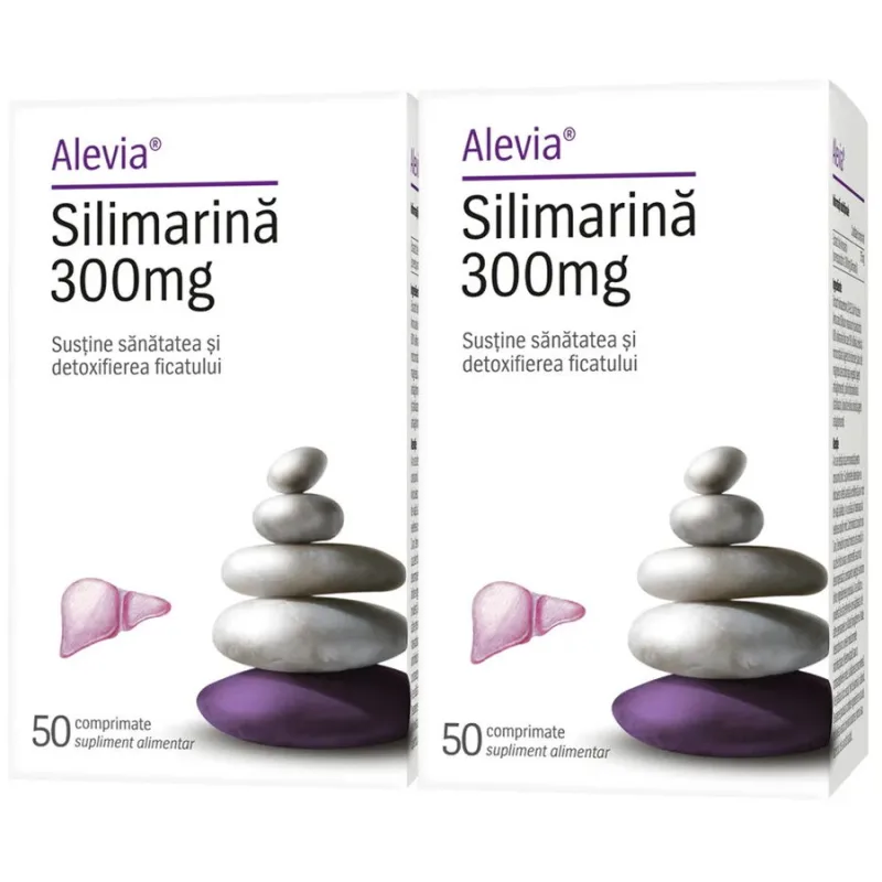 Pachet Silimarina 300mg 50cpr + 50cpr ALEVIA — preț și oferte