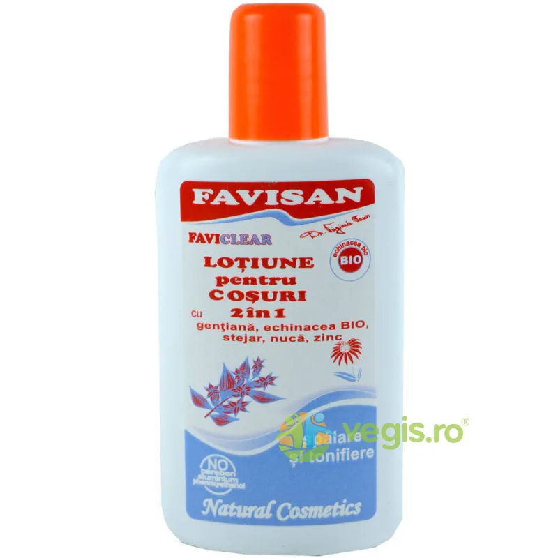 Lotiune 2 In 1 pentru Cosuri 70ml Favisan — preț și oferte