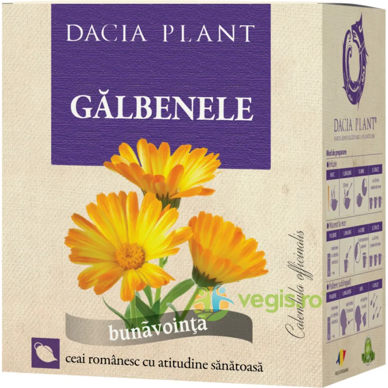 Ceai De Galbenele 50g DACIA PLANT — preț și oferte