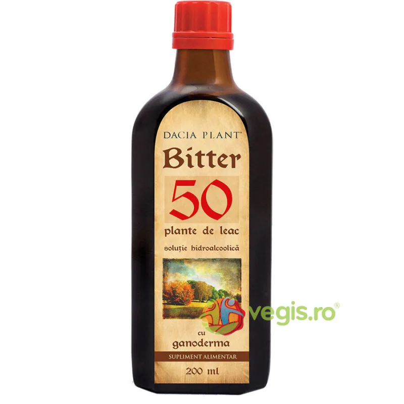 Bitter 50 Cu Ganoderma 200ml DACIA PLANT — preț și oferte