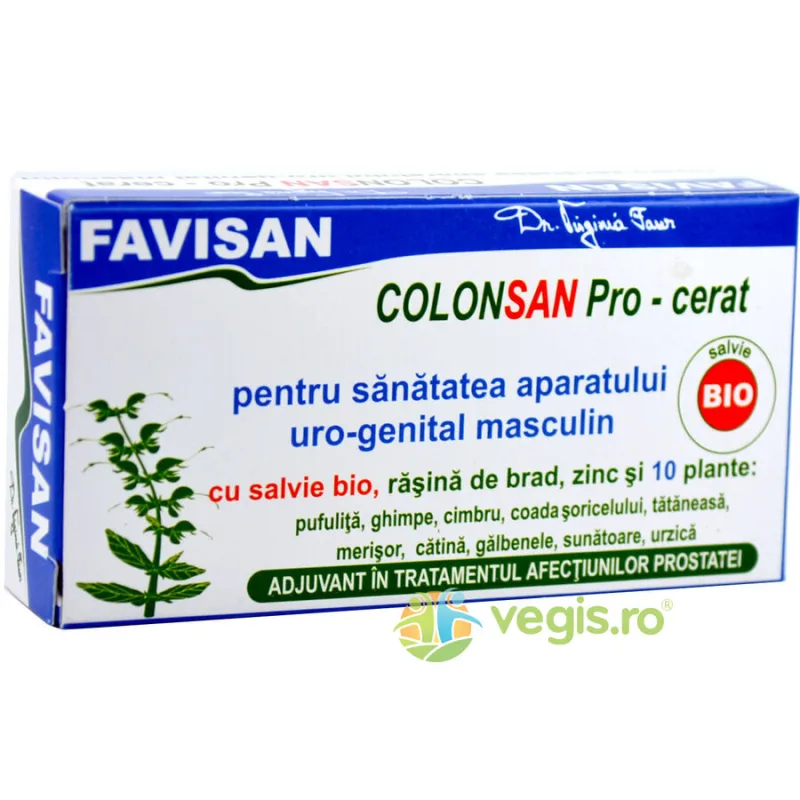 Colonsan Pro Cerat Cu Salvie Bio (pentru Barbati) 19g Favisan — preț și oferte