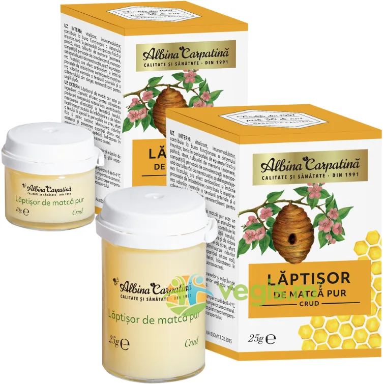 Pachet Laptisor de Matca Pur 25g+10g Albina Carpatina — preț și oferte