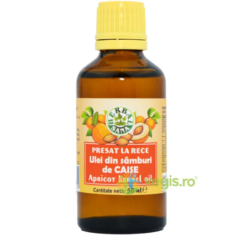 Ulei Din Samburi De Caise 50ml Herbavit — preț și oferte