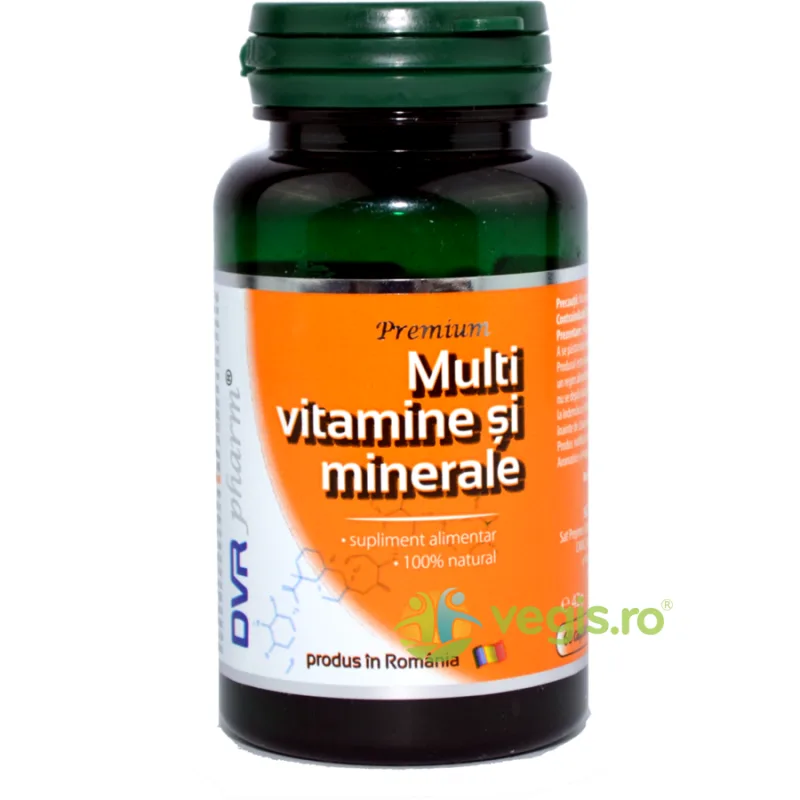 Multivitamine si Minerale 60cps DVR&nbsp;PHARM — preț și oferte