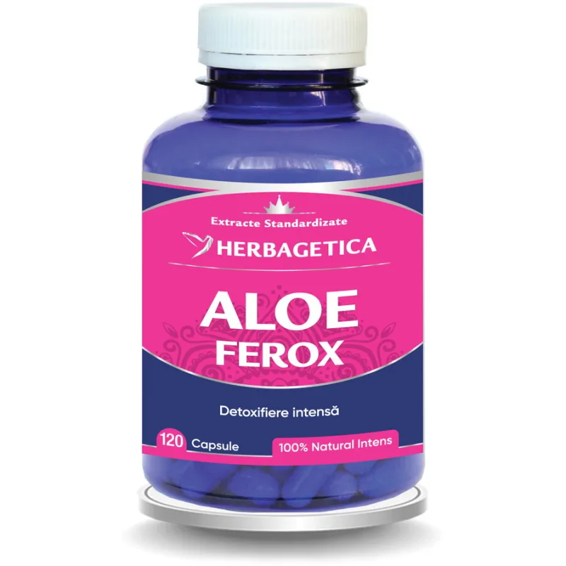 Aloe Ferox 120cps HERBAGETICA — preț și oferte