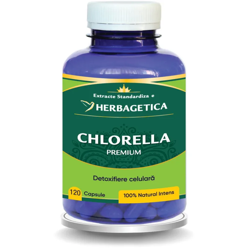 Chlorella 120cps HERBAGETICA — preț și oferte