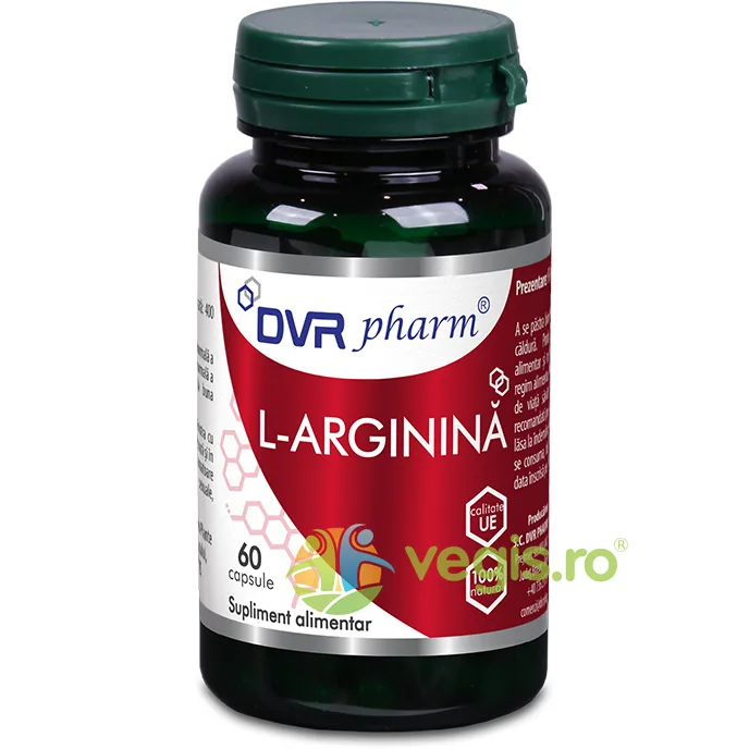 L-Arginina 60cps DVRPharm — preț și oferte