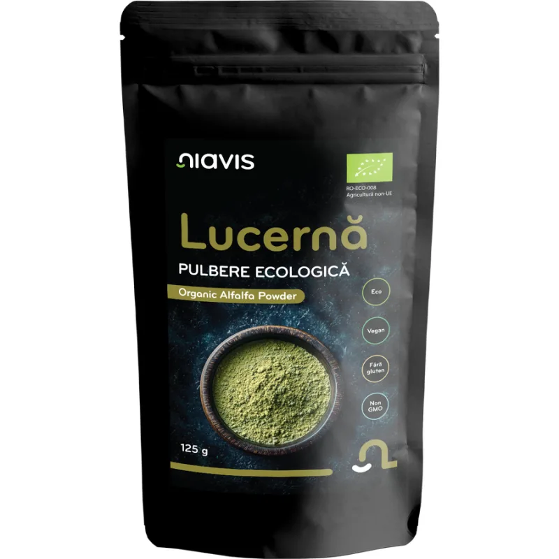 Lucerna (Alfalfa) Pulbere Ecologica/Bio 125g NIAVIS — preț și oferte