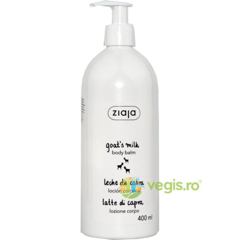 Lotiune De Corp Hidratanta Cu Proteine Din Lapte De Capra 400ml ZIAJA — preț și oferte