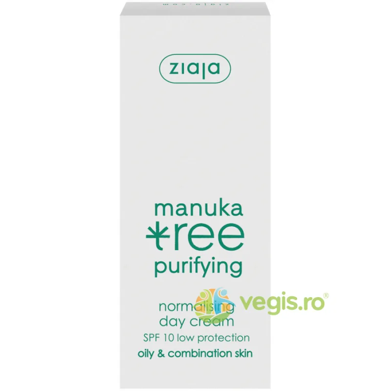 Crema De Zi Normalizatoare Cu Extract Din Frunze De Manuka SPF10 50ml — preț și oferte