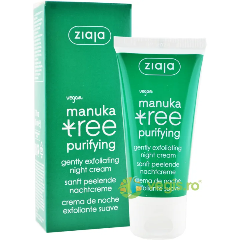 Crema de Noapte Exfolianta cu Extract din Frunze de Manuka 50ml — preț și oferte