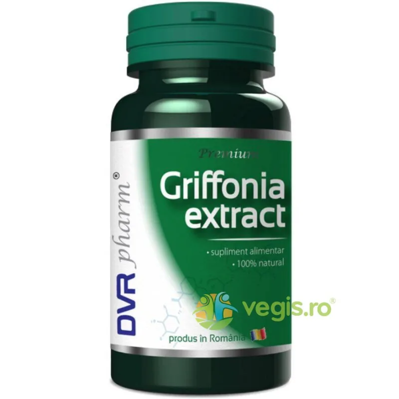Griffonia (5 HTP) Extract 60cps DVR&nbsp;PHARM — preț și oferte