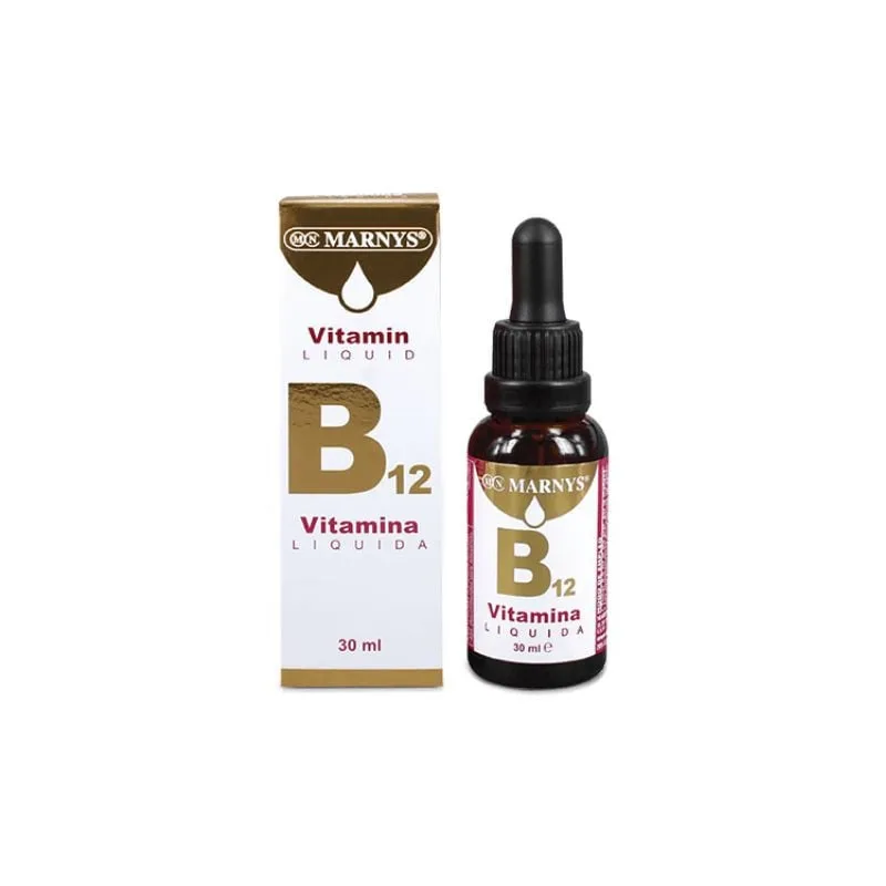 Vitamina B12 Lichida Ciancobalamina Vitahelp, 2.5 mcg, 30 ml, Marnys — preț și oferte