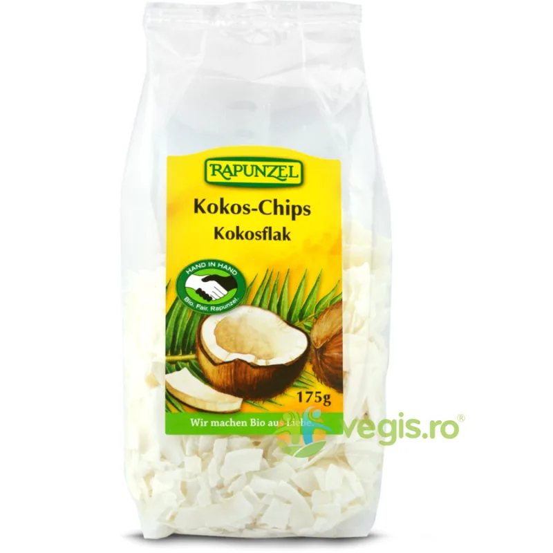 Nuca De Cocos Chipsuri Ecologica/Bio 175g Rapunzel — preț și oferte