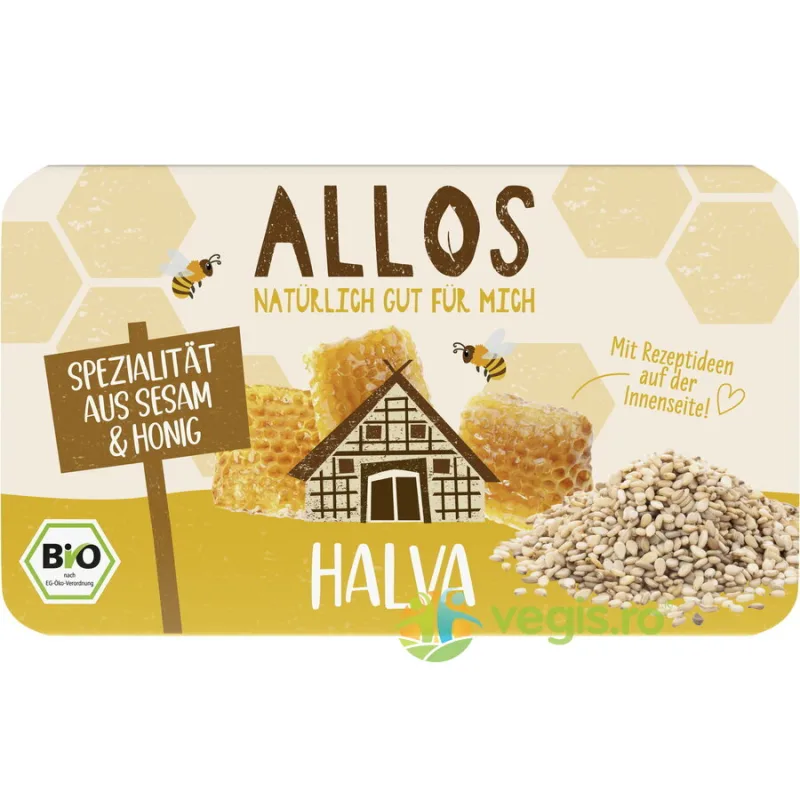 Halva cu Miere Ecologica/Bio 75g ALLOS — preț și oferte