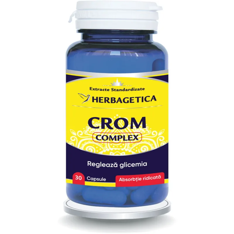 Crom Complex 30Cps HERBAGETICA — preț și oferte