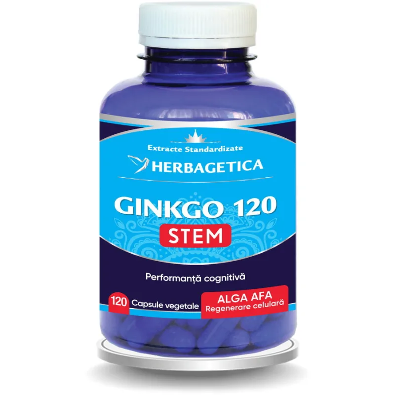 Ginkgo 120 Stem 120Cps HERBAGETICA — preț și oferte