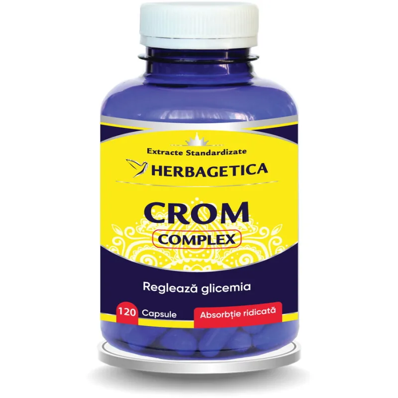 Crom Complex 120Cps HERBAGETICA — preț și oferte