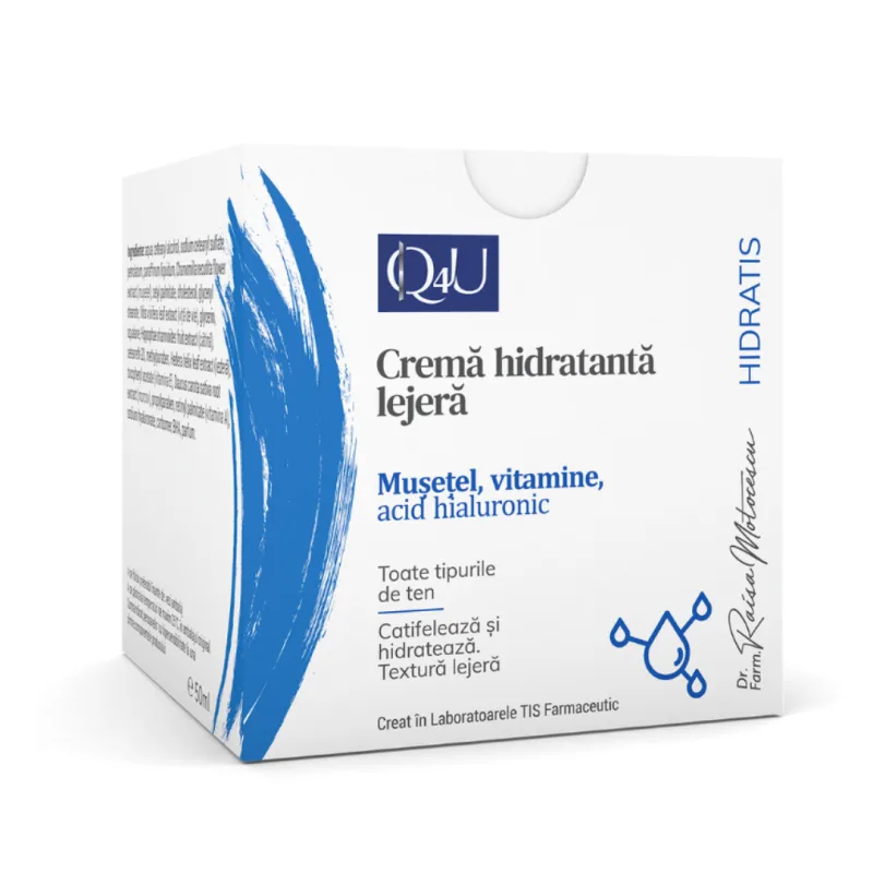 Crema hidratanta Hidratis Q4U, 50 ml, Tis Farmaceutic — preț și oferte