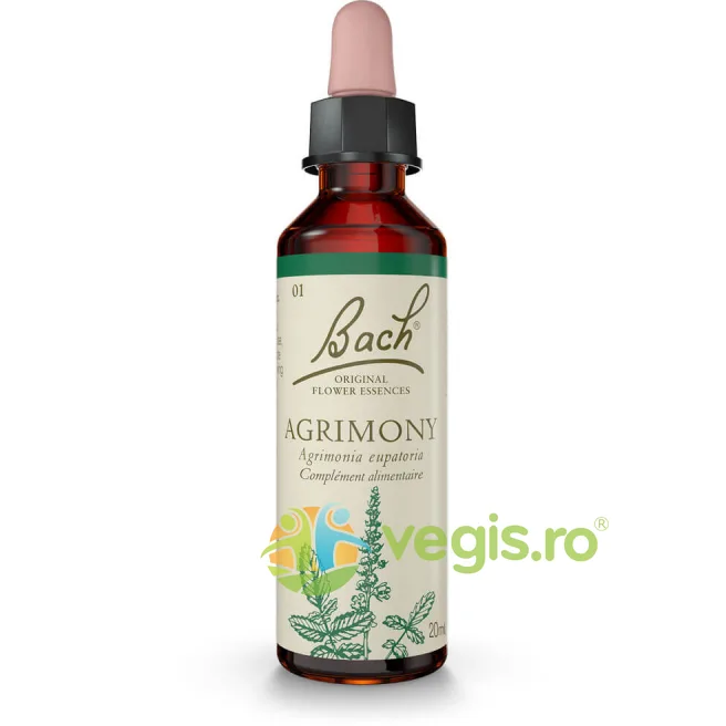 Bach 1 Agrimony (Turita Mare) Picaturi 20ml BACH ORIGINALS FLOWER REMEDIES — preț și oferte
