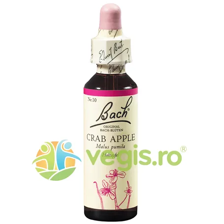 Bach 10 Crab Apple (Mar Paduret) Picaturi 20ml BACH ORIGINALS FLOWER REMEDIES — preț și oferte