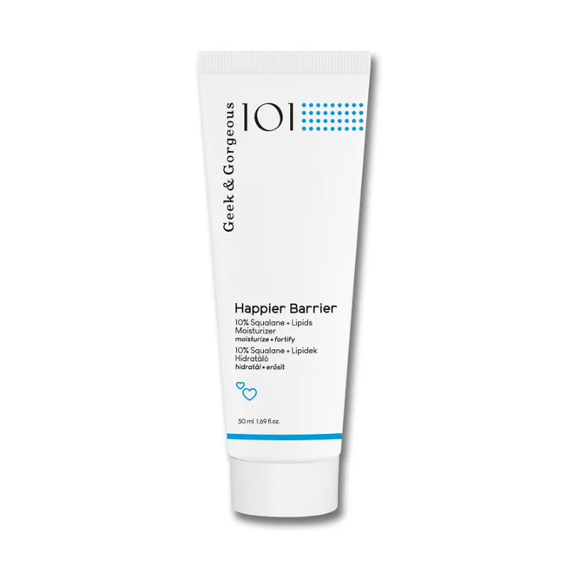 Crema hidratanta 10% Squalan+ Lipide Happier Barrier, 50ml, Geek & Gorgeous — preț și oferte