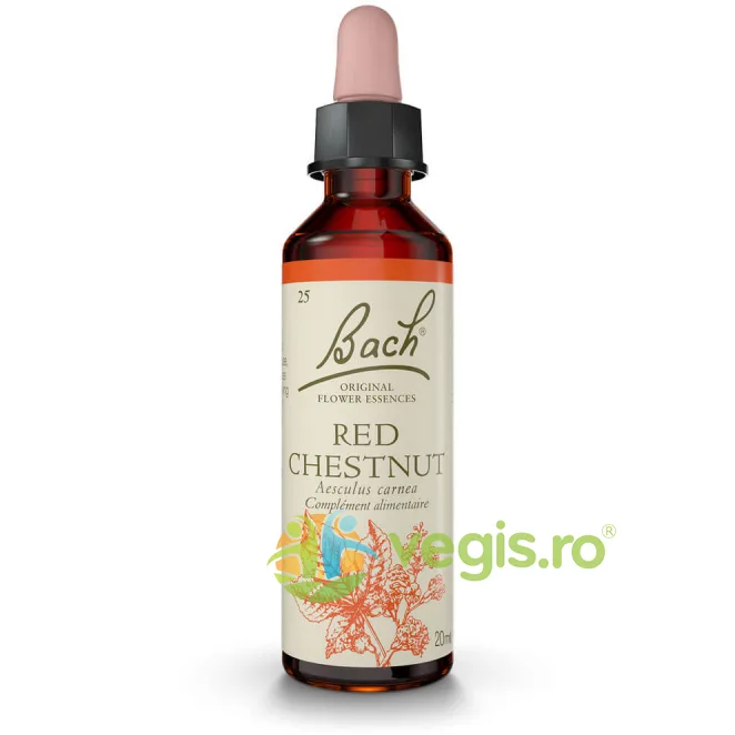 Bach 25 Red Chestnut (Castan Rosu) Picaturi 20ml BACH ORIGINALS FLOWER REMEDIES — preț și oferte