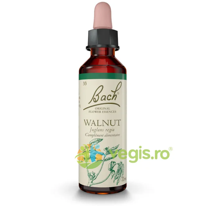 Bach 33 Walnut (Nuc) Picaturi 20ml BACH ORIGINALS FLOWER REMEDIES — preț și oferte