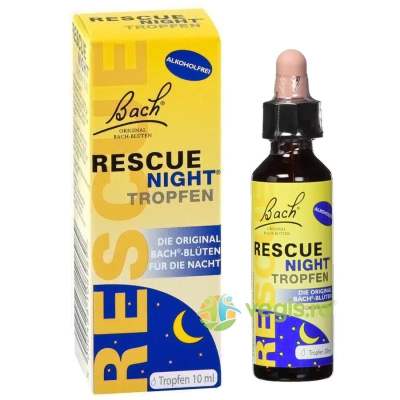 Rescue Night Picaturi 10ml BACH ORIGINALS FLOWER REMEDIES — preț și oferte