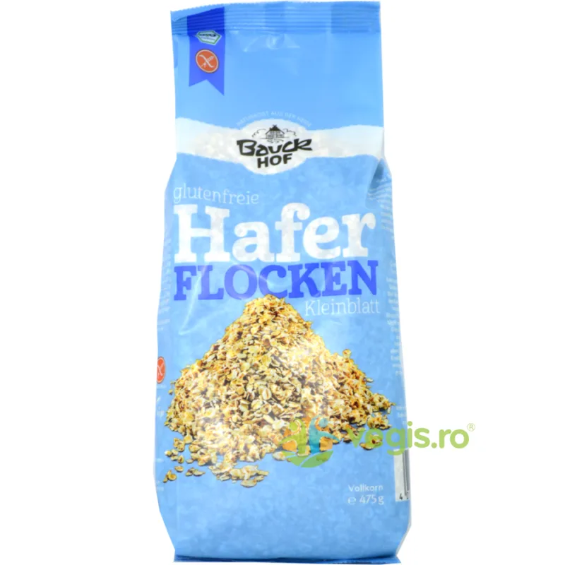 Fulgi Mici De Ovaz Fara Gluten Ecologici/Bio 475g BAUCKHOF — preț și oferte