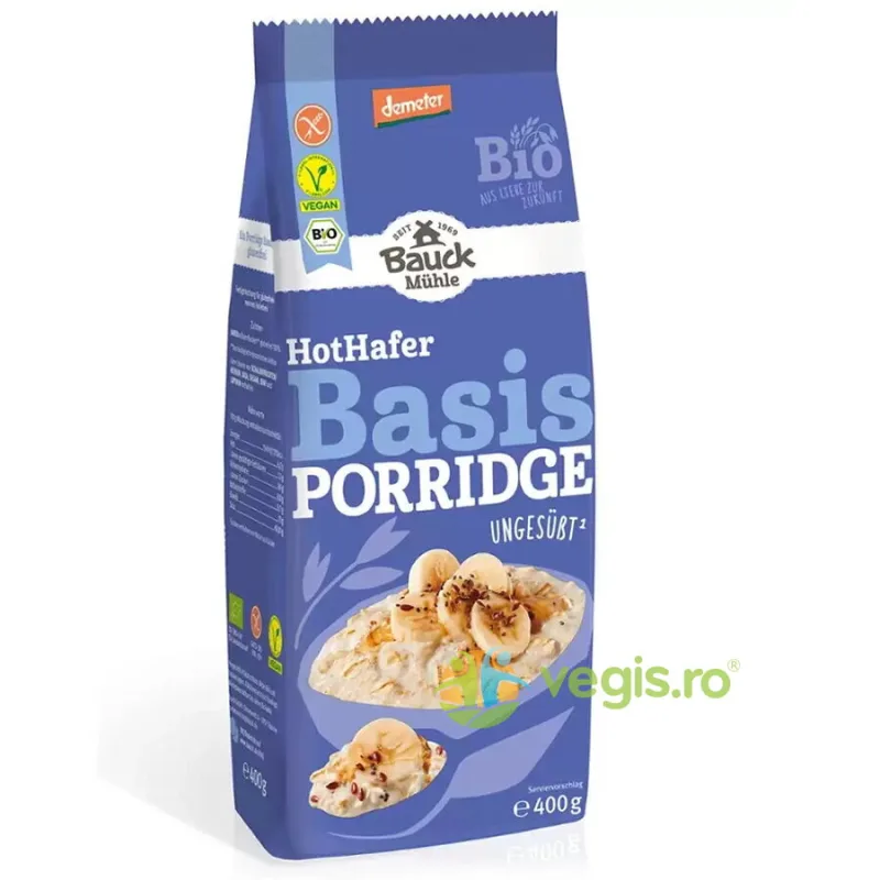 Terci Din Ovaz Bazic Fara Gluten Ecologic/Bio 400g BAUCKHOF — preț și oferte