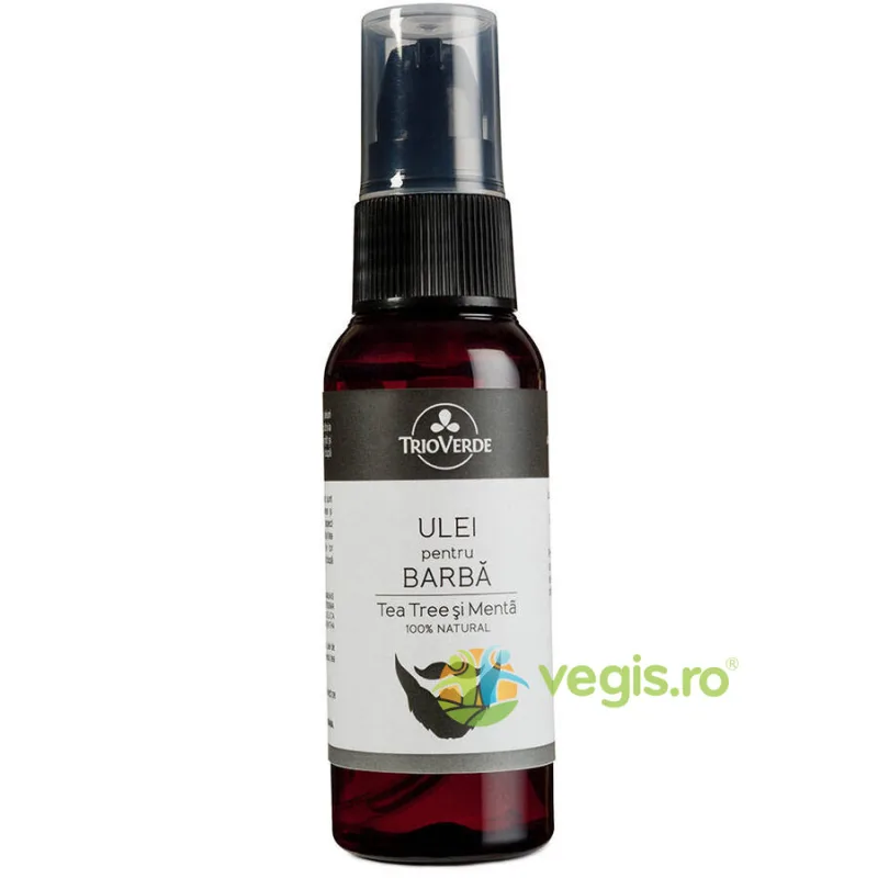 Ulei Barba cu Tea Tree si Menta 50ml TRIO VERDE — preț și oferte
