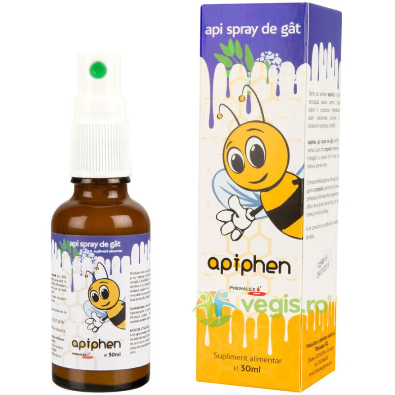 Apiphen Api Spray de Gat 30ml PHENALEX — preț și oferte