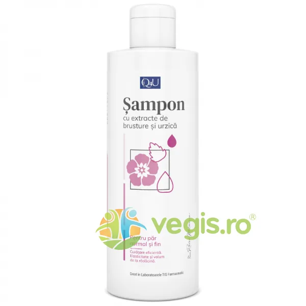 Sampon pentru Par Normal si Fin cu Extract de Brusture si Urzica 250ml TIS FARMACEUTIC — preț și oferte