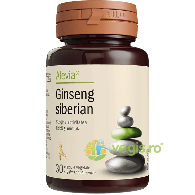 Ginseng Siberian 30cps vegetale ALEVIA — preț și oferte