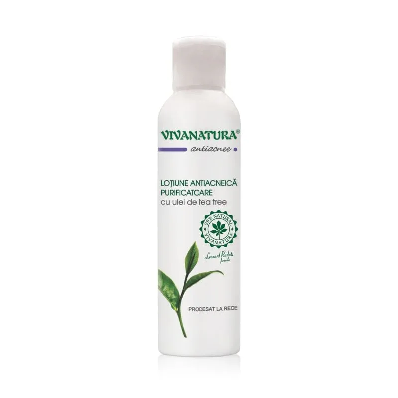 Lotiune Antiacneica purificatoare cu ulei de tea-tree, 150 ml, VivaNatura — preț și oferte