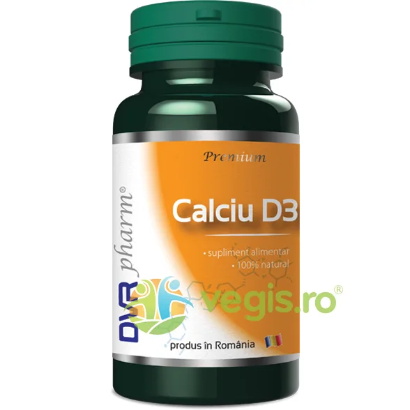 Calciu + Vitamina D3 60cps DVR&nbsp;PHARM — preț și oferte