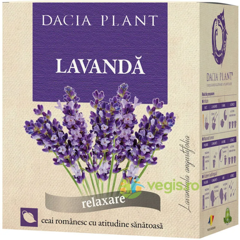 Ceai De Lavanda 50g DACIA PLANT — preț și oferte